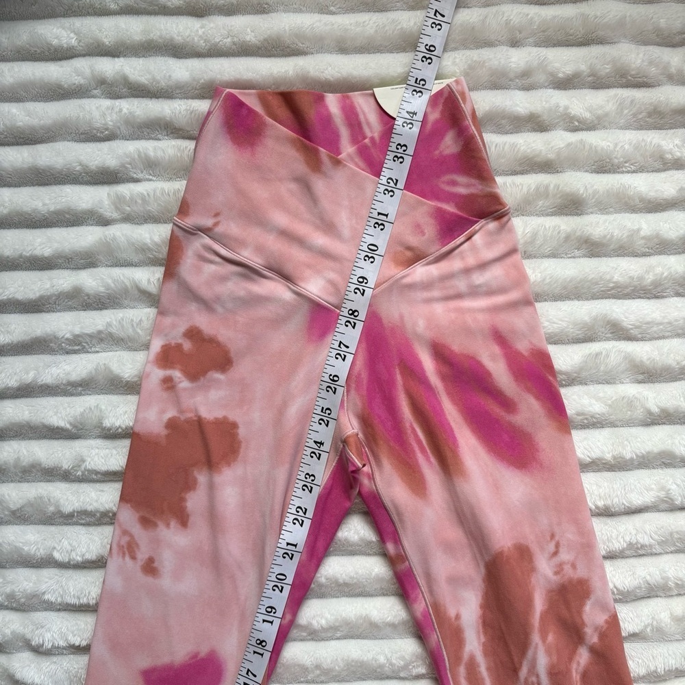 Aerie OFFLINE Real Me Tie Dye Leggings XS High Rise Crossover Waist NWT - Picture 6 of 6